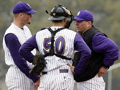 Bumstead at home on the mound