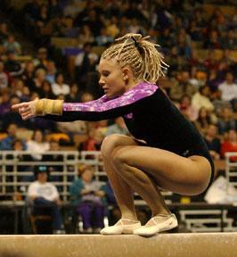 Gymnastics goes through fall practice