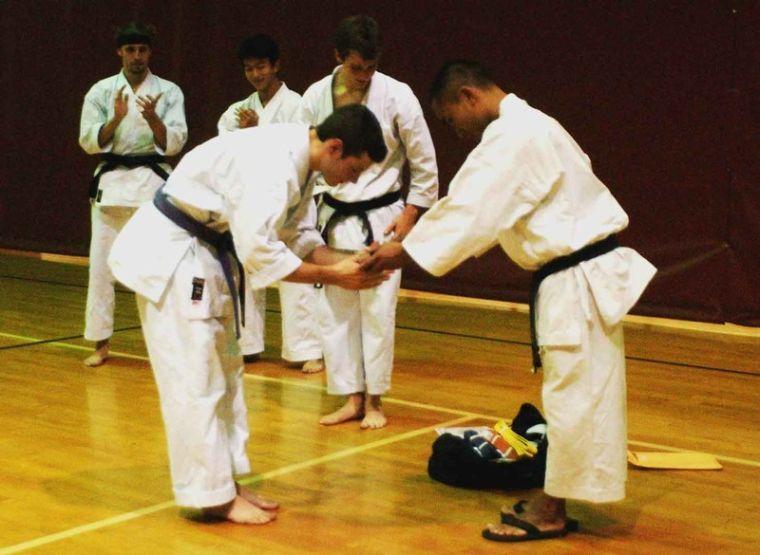 Karate teams score wins in tournament