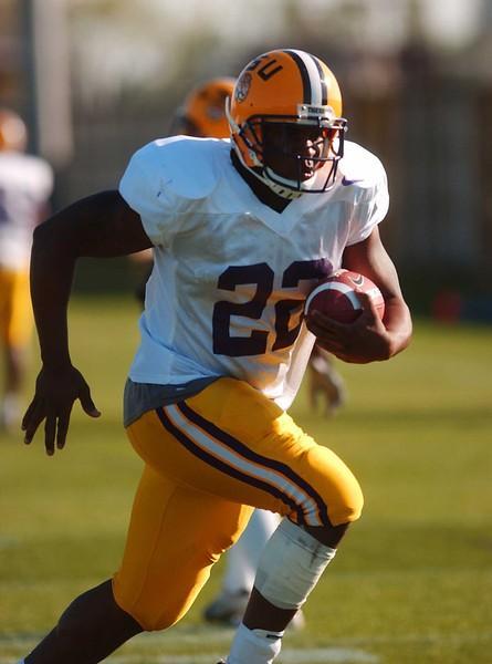 Football team holds first spring scrimmage