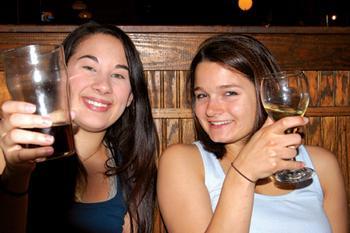 [left] Meagan Stephenson is studing in Ireland this summer. [right] Erin Parker is studying in Italy this summer.