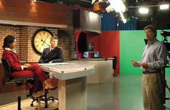 WVLA station manager Phil Waterman, discusses Friday the decision to start a new local evening news program with news anchors Valentina Wilson, and Stone Grissom. Wilson is a graduate of the University's Manship School of Mass Communication.