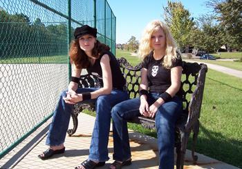 Patricia Kline (left) and Ashley Toman (right) make up the band Harptallica. The duo covers Metallica songs on harp. The band embarks on a tour up-and-down the East Coast that starts in Baton Rouge.