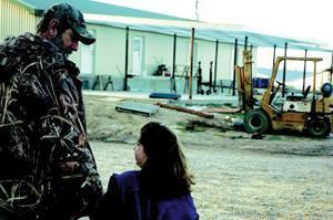 Raywood Stelly, a rice and alligator farmer of Kaplan is thankful for the well-being of his family, including his daughter Violet, but he still has a lot of work to do to restore his farm to its former status. Stelly's farm suffered roughly $350,000 in damages from Hurricane Rita.