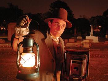 Actor David Jensen portrays famous Baton Rouge resident Andrew Lytle at this past year's Magnolia's Memories. The event will run Friday night at Magnolia Cemetery and will feature actors portraying the lives of notable Baton Rouge residents.