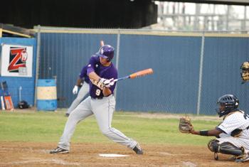 LSU junior first baseman Matt Clark takes a swing April 1 in the Tigers' game against cross-town rival Southern. LSU defeated the Jaguars, 8-3, at Lee Hines Field.