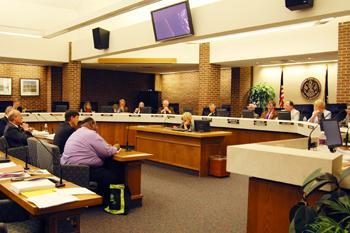 The LSU Board of Supervisors met Thursday at the LSU Systems Building to discuss contract issues for Les Miles, Trent Johnson and Joe Alleva.