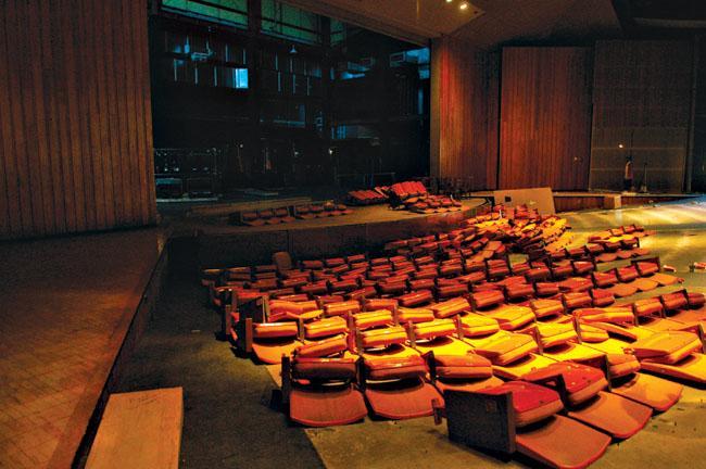 The Union Theater is undergoing demolition, the first stage of the new construction. The $24.3 million project is expected to take about 18 months and is projected to finish sometime in February.