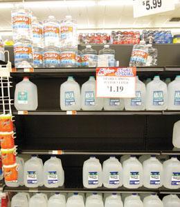 A study published last week said tap water is just as sanitary as bottled water.