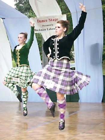 photo courtesy of SOPHIE RENKE Sophia Renke, forensic anthropology graduate student, competes in a Scottish Highland dancing competition at the Clanjamfry Highland Games in Memphis last month.