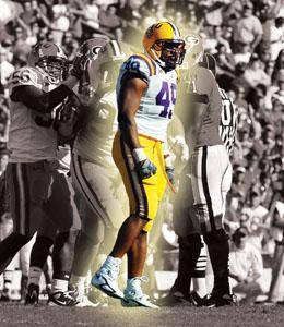 LSU senior defensive end with play his final home game Saturday when the Tigers face Ole Miss. Pittman has been at LSU since 2003.