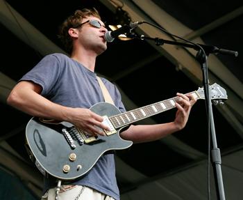 Benjy Davis performs April 26 on the Gentilly Stage at the 2008 Jazz and Heritage Festival in New Orleans