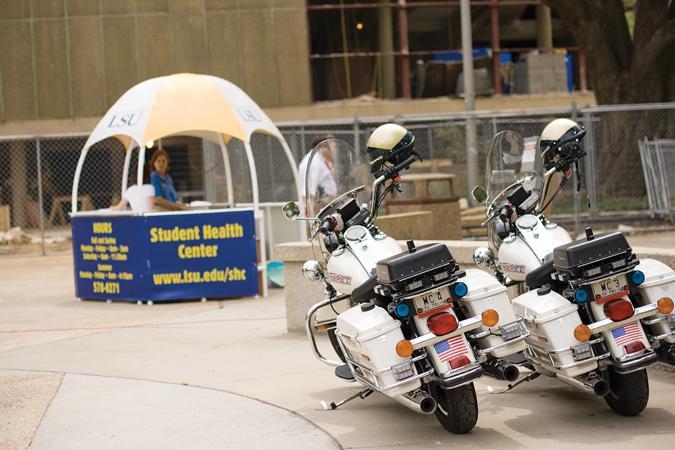 The LSU Safety Committee, which includes representatives from the Student Health Center and LSUPD, hosted a Smart and Safe Spring Break Festival on Tuesday afternoon in Free Speech Alley.