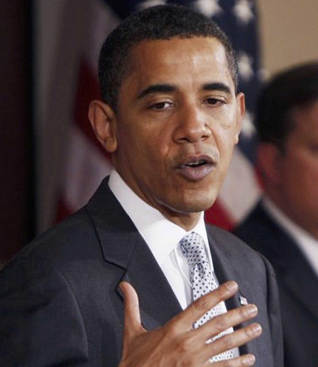 President Barack Obama makes remarks about the tax code, Wednesday, April 15, 2009, in the Eisenhower Executive Office Building on the White House campus in Washington.