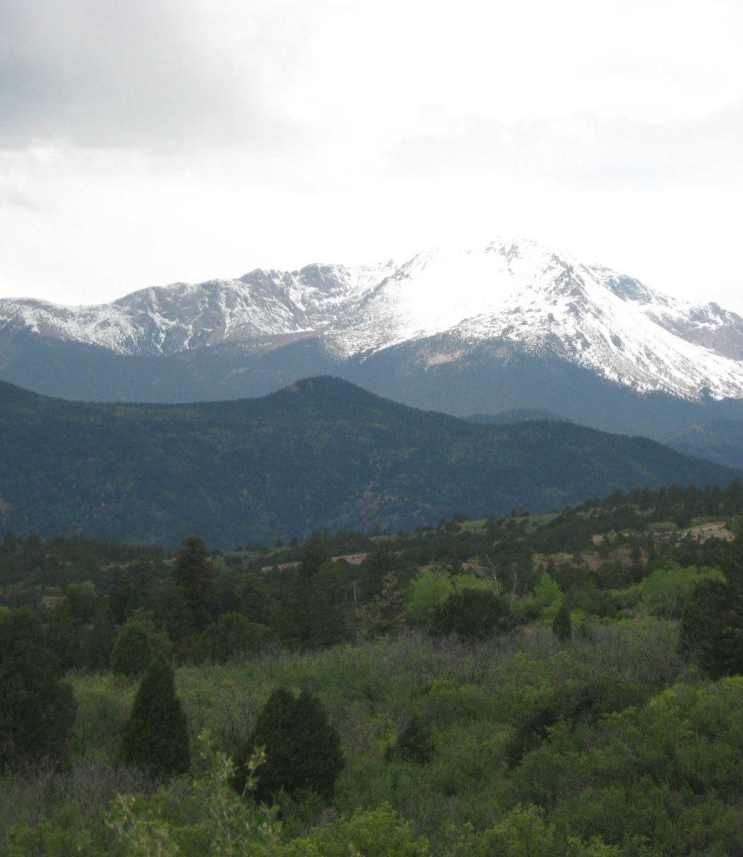 Mountain scenery in Colorado.