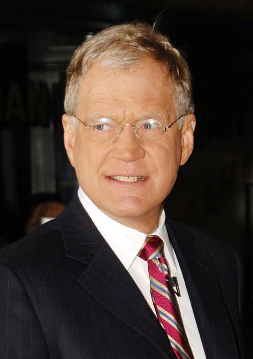 David Letterman walks out of The Ed Sullivan Theater during a taping of "The Late Show with David Letterman", in New York.In this Jan. 17, 2008 file photo, television talk show host David Letterman walks out of The Ed Sullivan Theater during a taping of "The Late Show with David Letterman", in New York.