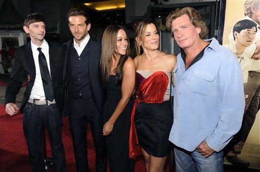 &#8220;All About Steve&#8221; cast members, from left, DJ Qualls, Bradley Cooper, Katy Mixon, Sandra Bullock and Thomas Haden Church pose together at the premiere Aug. 26. Mixon&#8217;s father and grandfather both played LSU football, and she is a self-proclaimed Tiger fan.