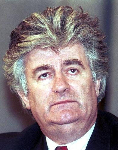 Radovan Karad&#382;i&#263; in Moscow on 3 March 1994.
 