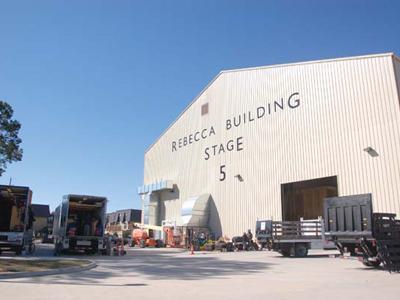 The inside of Stage 5, the Rebecca Building, in the Celtic Media Group compound has been transformed into the streets of LA for the filming of the new movie Battle L.A. being filmed here in Baton Rouge.