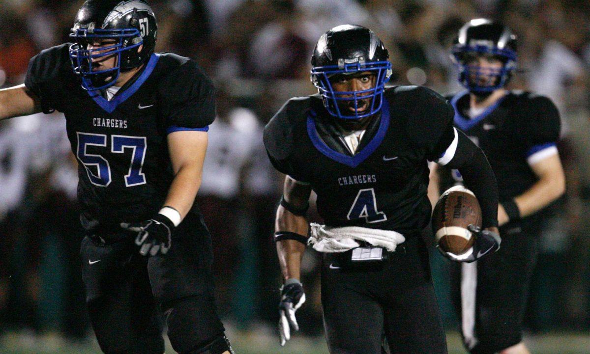 Clear Springs High School&#8217;s Trevon Randle (4) runs the ball Oct. 15 in Clear Spring&#8217;s 41-13 victory against Clear Creek High School. Randle verbally committed to LSU&#8217;s class of 2011 after visiting campus Feb. 20 for LSU&#8217;s Junior Day.