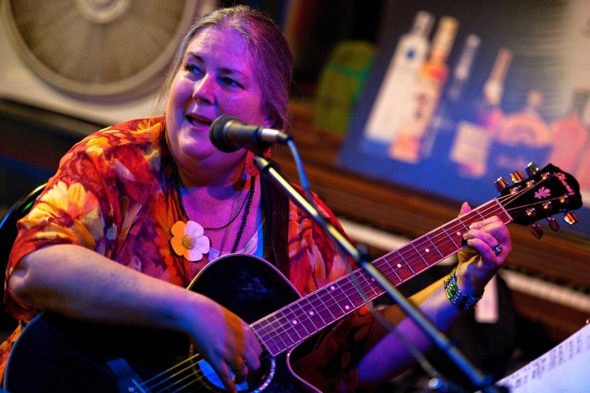 Musician Dixie Rose performs The Beatles&#8217; &#8220;With A Little Help From My Friends&#8221; Aug. 18 at Teddy&#8217;s Juke Joint in Zachary.