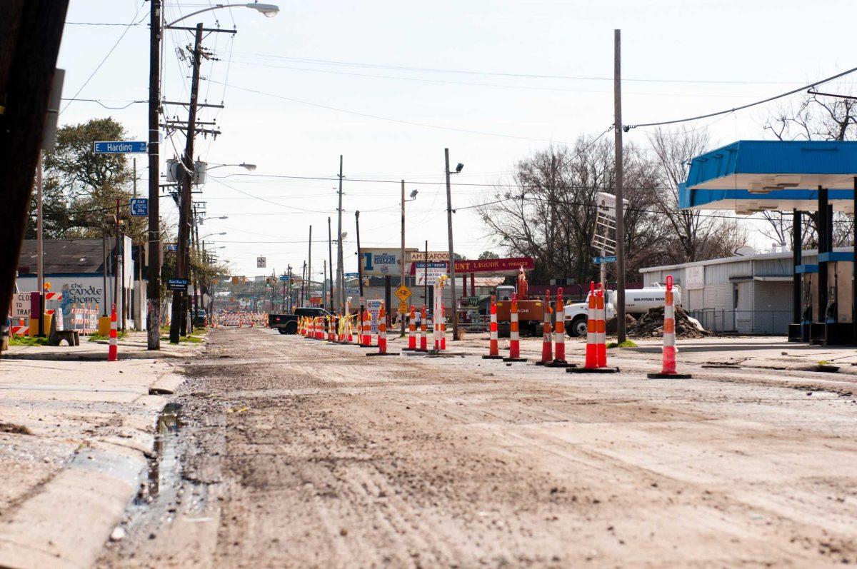 Construction continues on Highland Road