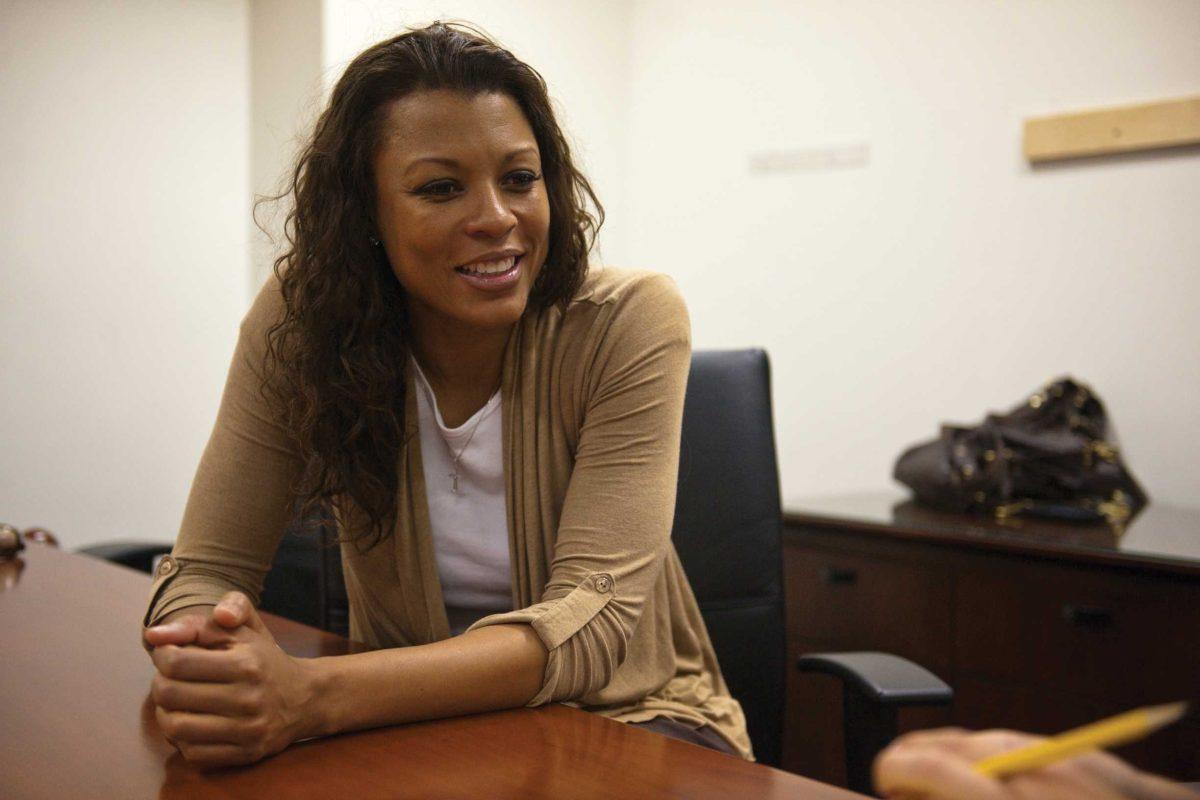 Nikki Caldwell, former UCLA women&#8217;s basketball coach, was introduced as LSU women&#8217;s basketball coach in April. Caldwell said she vaules teambuilding and bonding with her players.