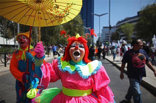 Mexican clown convention