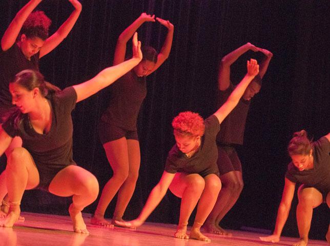 The Legacy dance team perform as part of the MLK Perfoming Arts Night