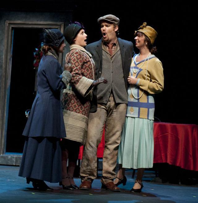 Actors perform in the LSU Opera&#8217;s 2011-12 season opener, Giacomo Puccini&#8217;s &#8220;La Boh&#232;me,&#8221; which premiered Oct. 27 in the Shaver Theatre.