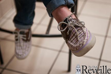 Shoe trends on campus this season include TOMS, Sperrys and Timberlands.