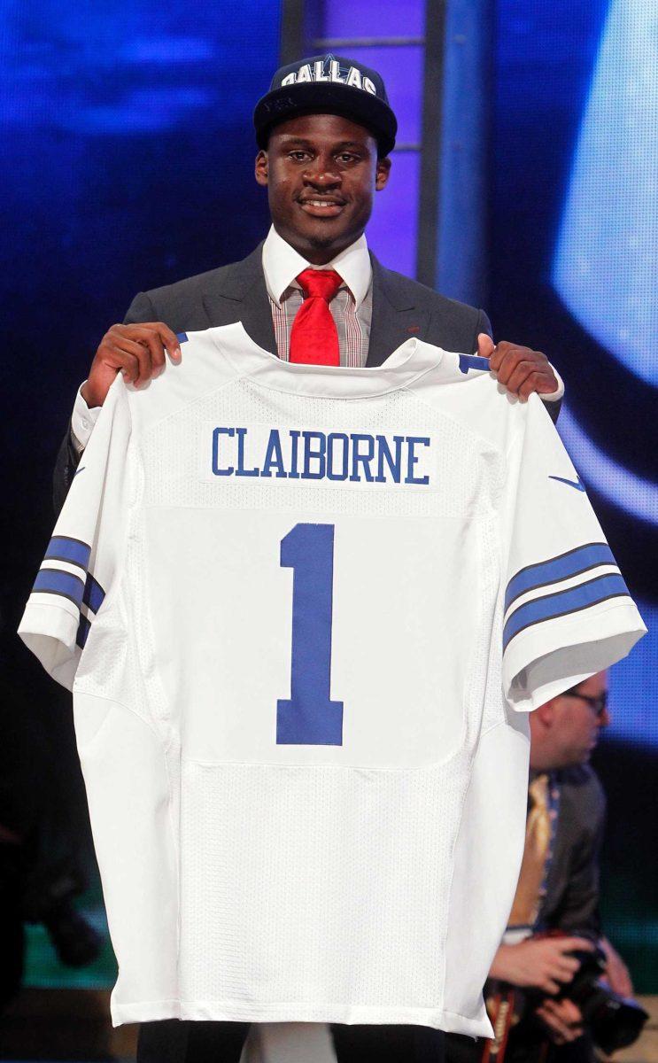 Former cornerback Morris Claiborne was selected in the first round of the NFL Draft on Thursday in New York.