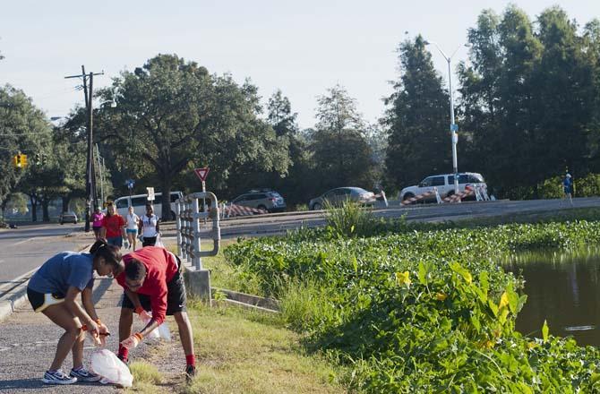 Keep Baton Rouge Beautiful cleans up LSU Lakes