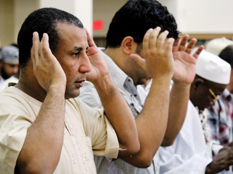 Muslims celebrated Eid, the end of Ramadan, at the Islamic Center of Baton Rouge on Aug. 30, 2011.
 