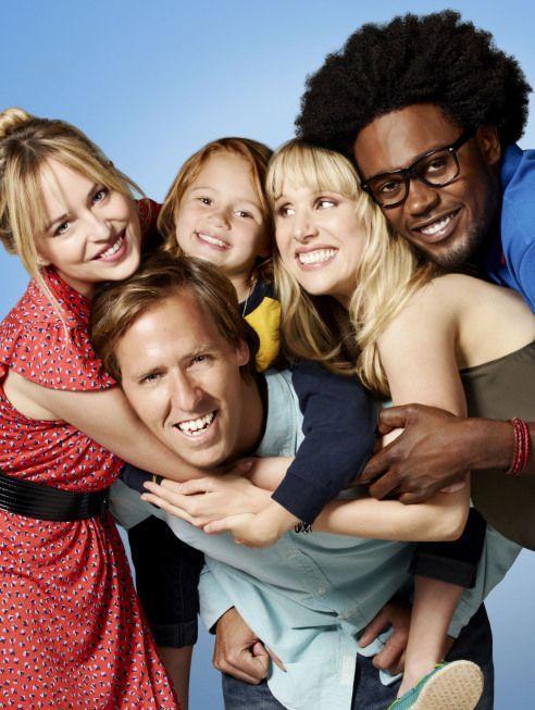 BEN AND KATE: Odd-couple siblings Kate (Dakota Johnson, L) and Ben (Nat Faxon, second from L) - one, an overly responsible single mom; the other, an exuberant dreamer - push each other out of their comfort zones and into real life in the new comedy BEN AND KATE, premiering Tuesday, Sept. 25 (8:30-9:00 PM ET/PT) on FOX. Also pictured: L-R: Maggie Elizabeth Jones, Lucy Punch and Echo Kellum. &#169;2012 Fox Broadcasting Co. Cr: Miranda Penn Turin/FOX
 