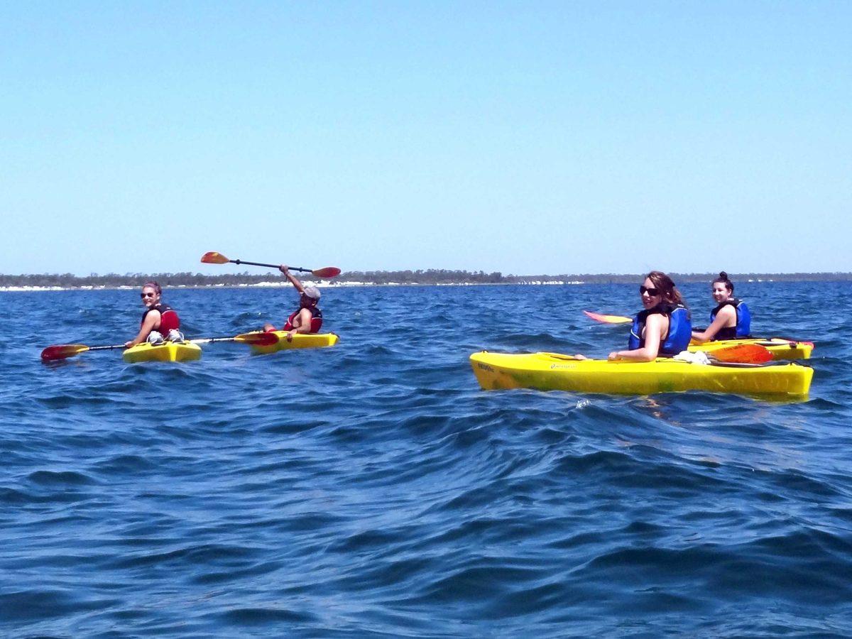 UREC Adventure Education has sent two groups of students to kayak in Florida, one last spring and the latest over the weekend.