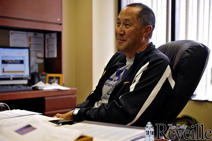 LSU's new swimming and diving assistant coach Christopher Ip talks about his new position at the University. Ip was hired by the University after serving as the head coach of Clemson University's swimming and diving team for 10 seasons.
 