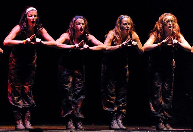 Sororities stomp to their own beats in step show