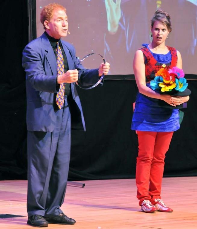 Magician performs at Union Theater