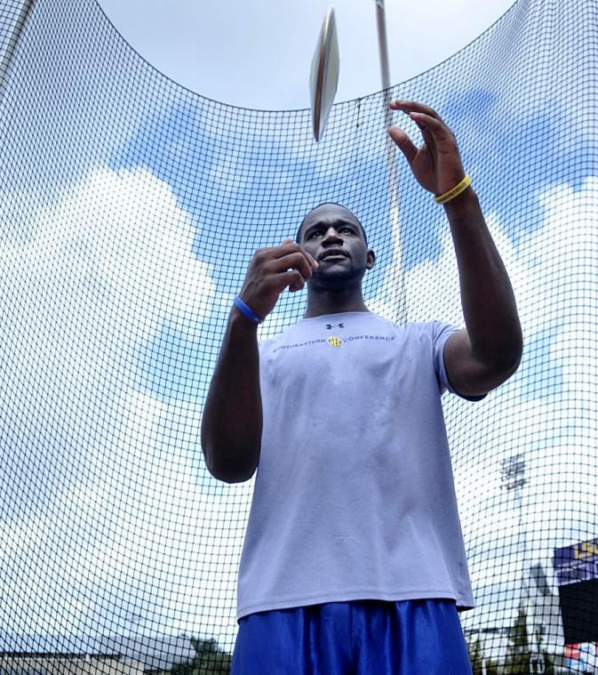 Daniel Obioha is an LSU discus thrower, and his brother Julien plays football for Texas A&amp;M. Obioha will travel to College Station this weekend to watch his little brother play.
 