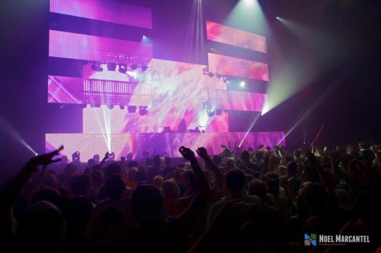 Bassnectar playing a the Rivercenter, Baton Rouge. Photo courtesy of Noel Marcantel.
 