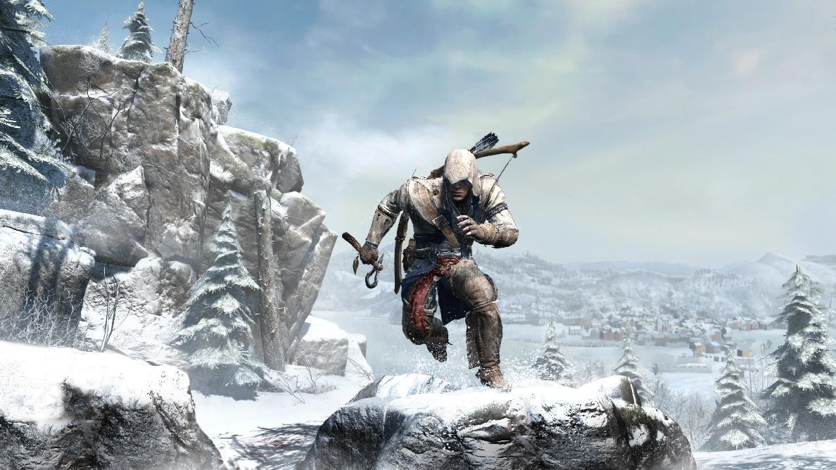 In this publicity photo provided by Ubisoft Entertainment, a scene from "Assassin's Creed III" is shown.