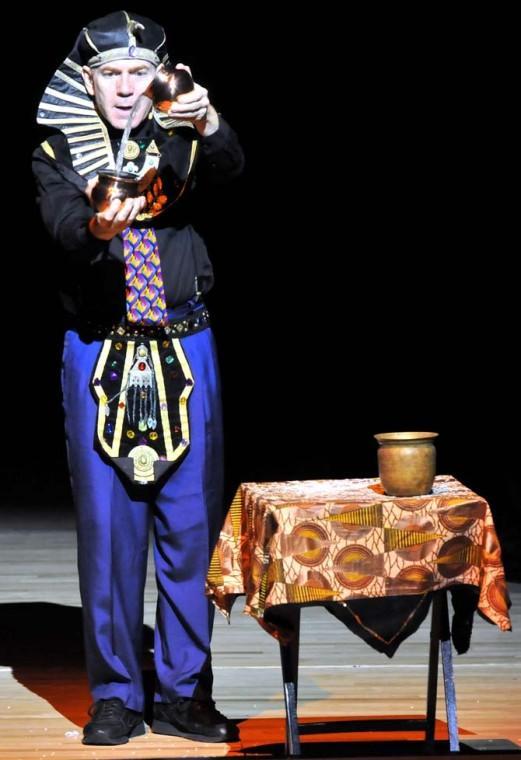 Magician performs at Union Theater