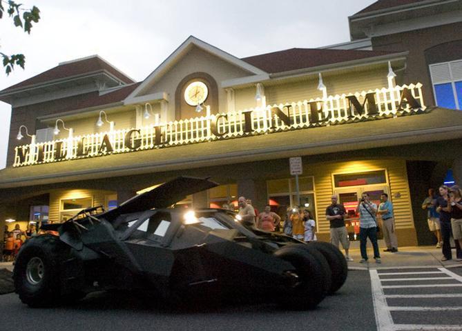 The Black Tumbler, which was featured in &#8220;Batman Begins,&#8221; &#8220;The Dark Night&#8221; and &#8220;The Dark Night Rises,&#8221; is one of the Batmobiles that will be on display Saturday.
 