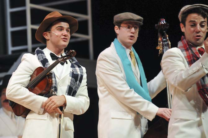 The Tony Award-winning Broadway musical "Titanic" performs on the 100th anniversary of the sinking of the ship on Wednesday, Oct. 10, 2012 at the LSU Union Theatre.
 