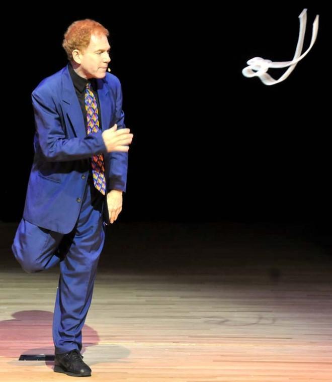 Magician performs at Union Theater