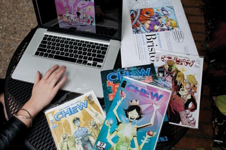 Taylor Wells isn&#8217;t too old for coloring. In fact, she&#8217;s made it her career.
 
Wells helps produce "Chew," a 20-page comic book that is in talks of becoming a series on Showtime. She is one of many embracing the art.
 