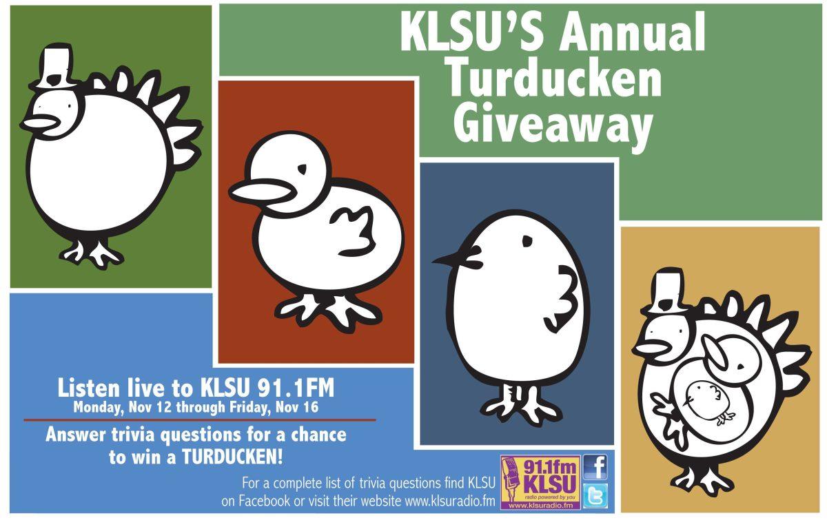 KLSU's Annual Turducken Giveaway!