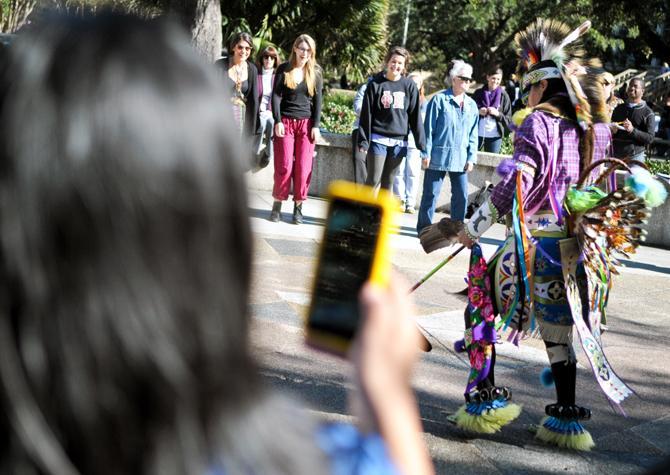 Dancers bring Native American traditions to LSU