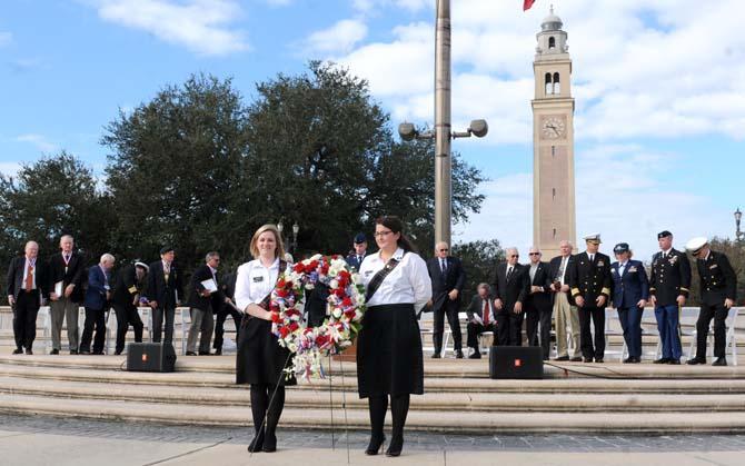 Ceremony for military service celebrates alumni veterans